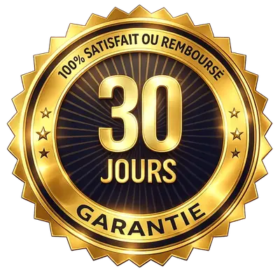 Garantie 30 jours satisfait ou remboursé